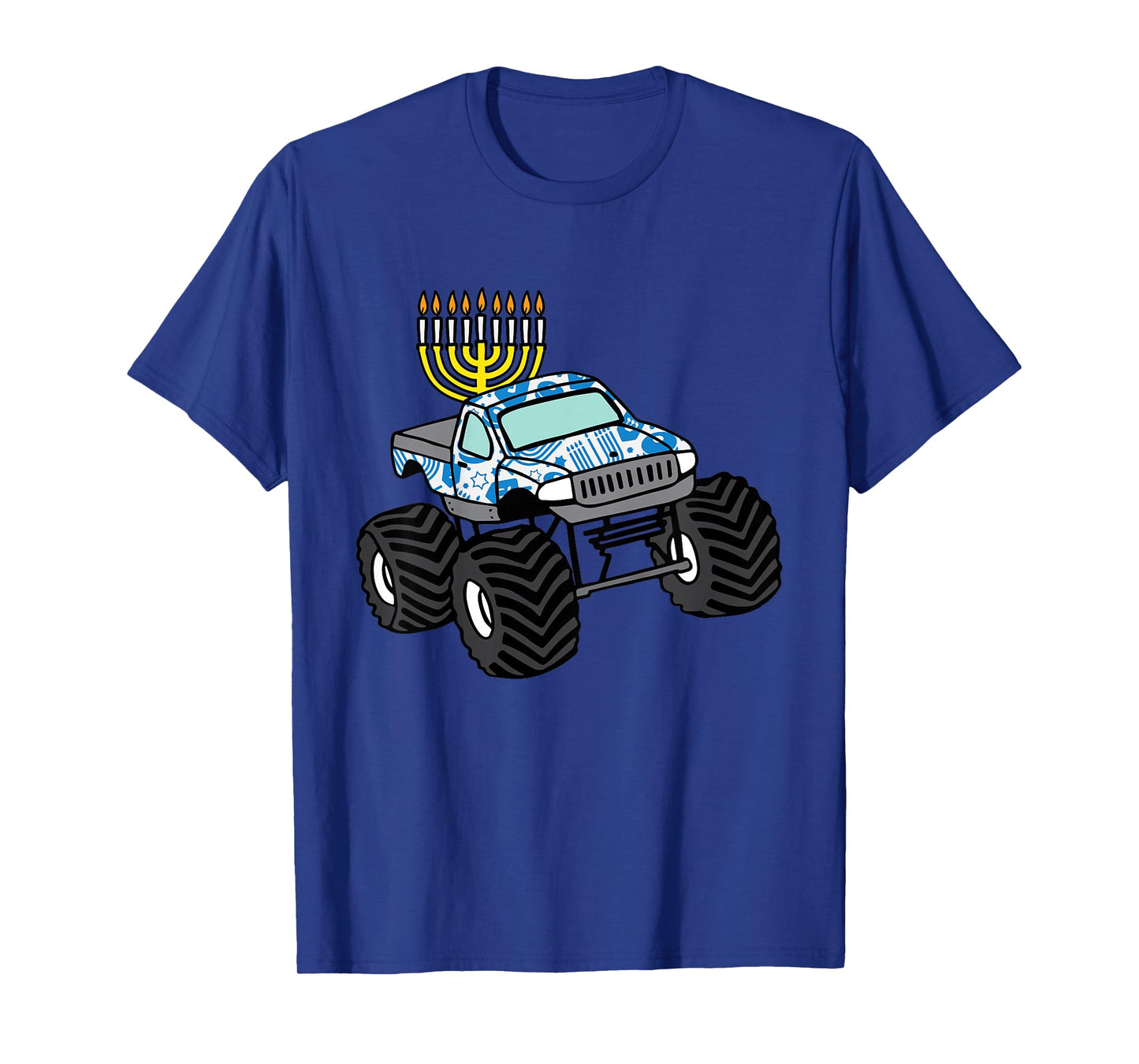 Kids Hanukkah Monster Truck Chanukah Jew Boys Kids Toddler Youth T-Shirt