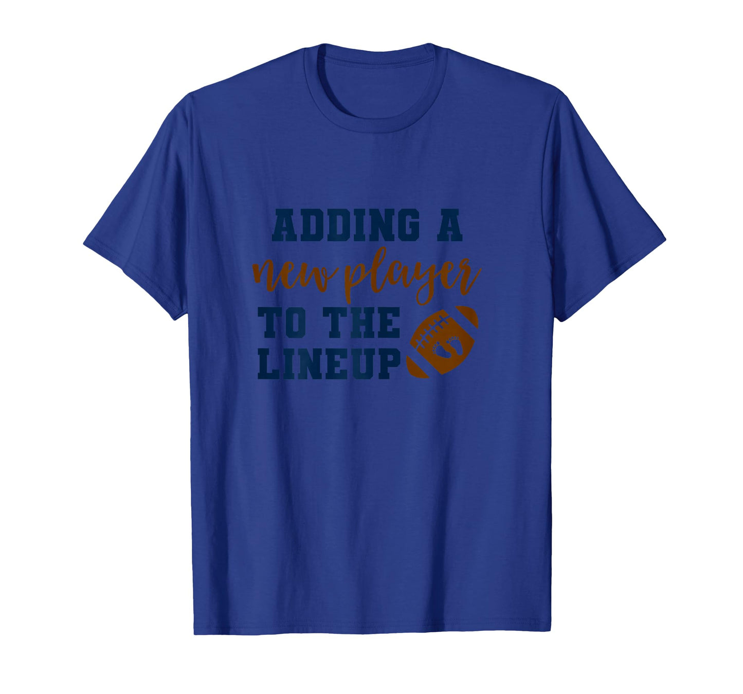 Womens Football Pregnancy Announcement Shirt Fall Baby Reveal T-Shirt