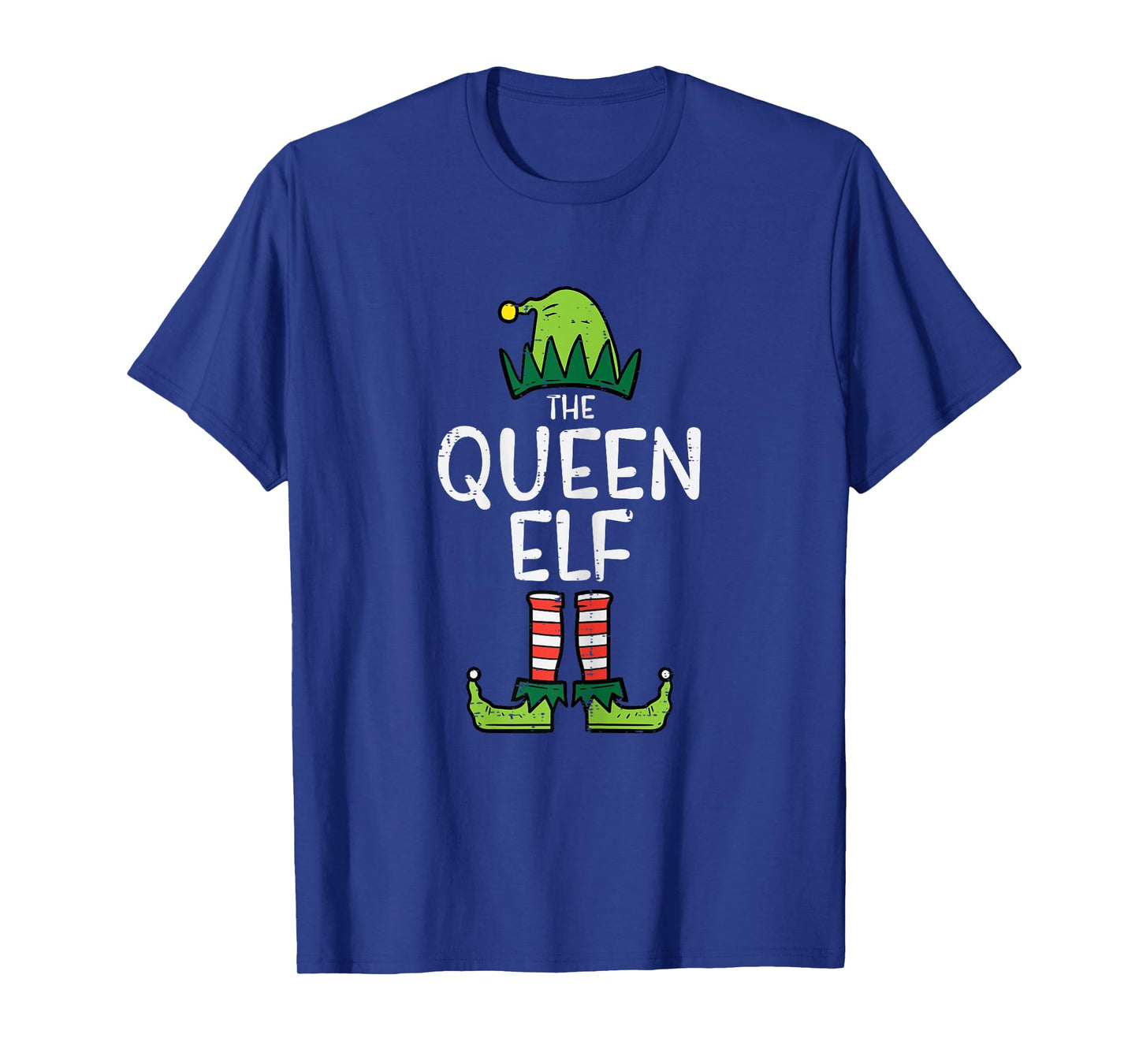 Queen Elf Xmas Matching Christmas Couple Women T-Shirt