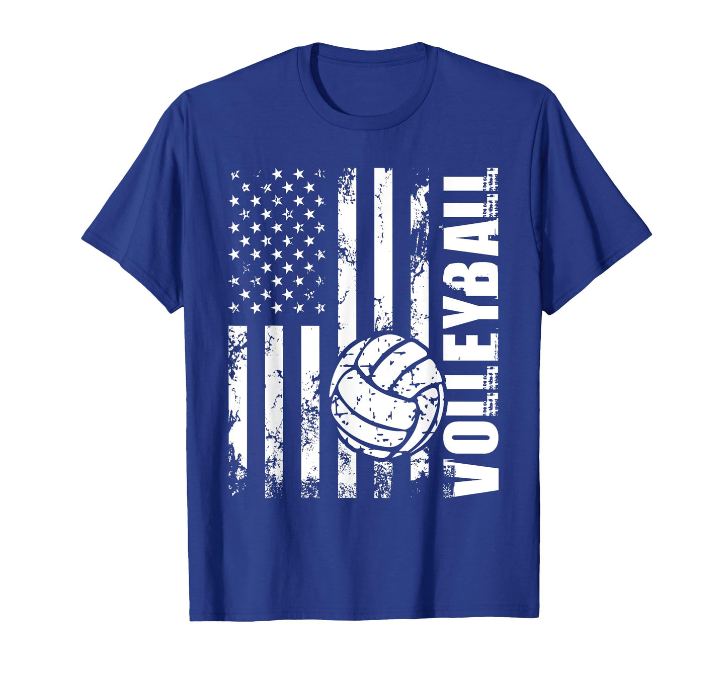 Beach Volleyball - USA American Flag Setters Players Coach T-Shirt