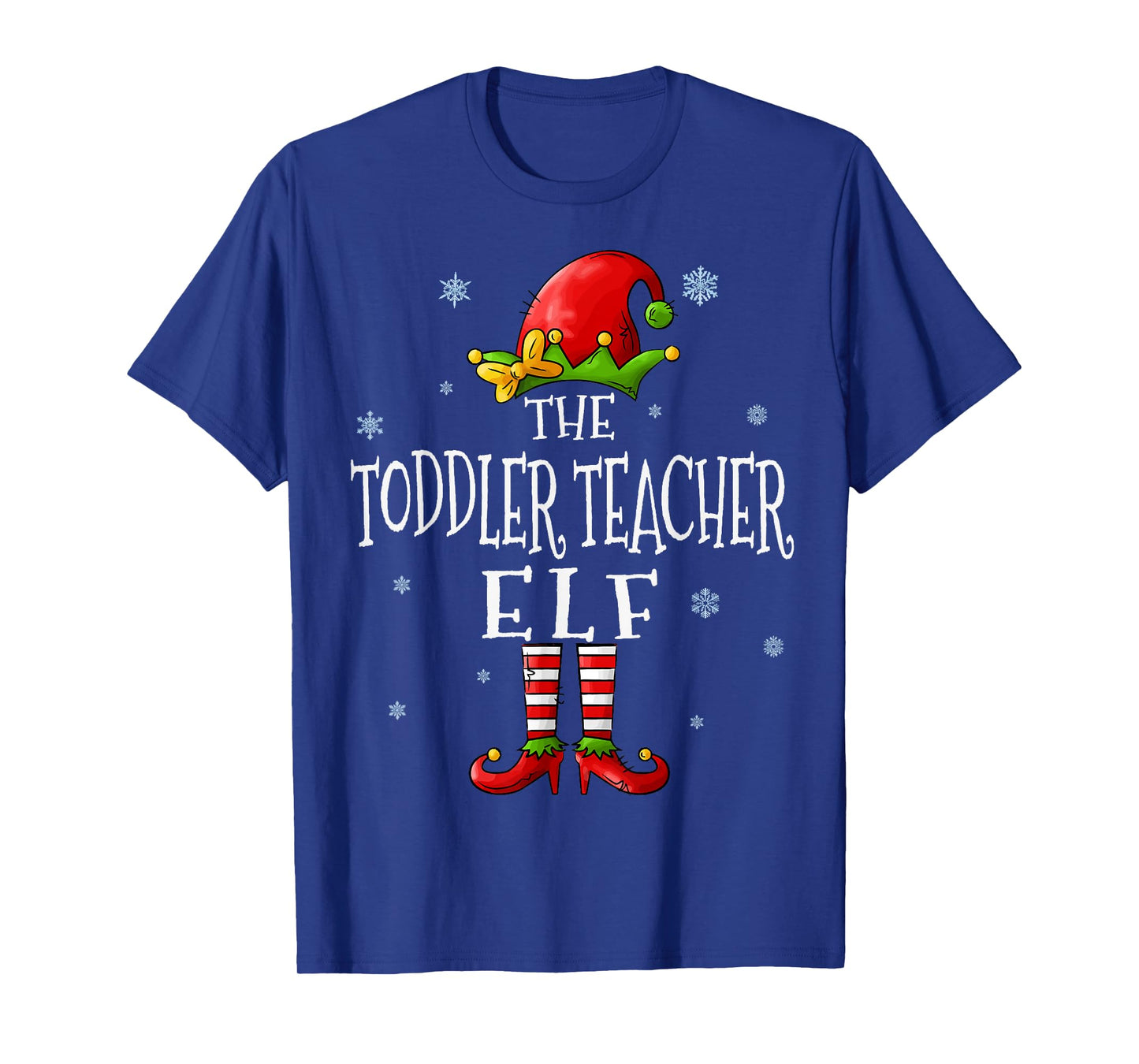 The Toddler Teacher Elf Squad Xmas Groupe Matching Christmas T-Shirt