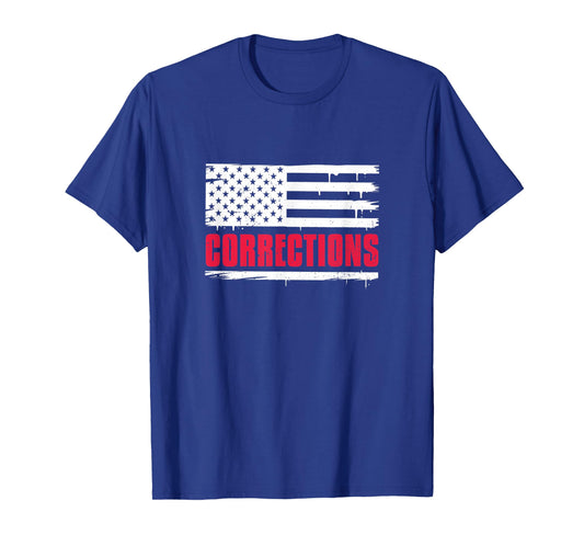 Corrections Officer American Patriot Penal Officer Jail Ward T-Shirt