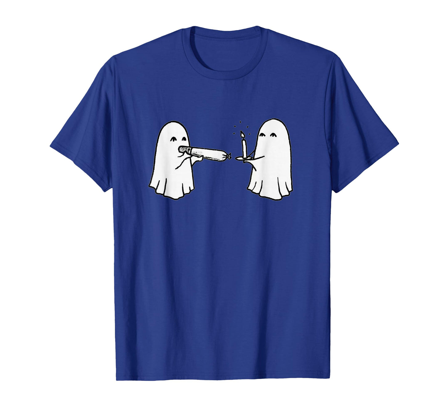 Ghost Smoking Weed - Funny 420 Marijuanas Gifts T-Shirt