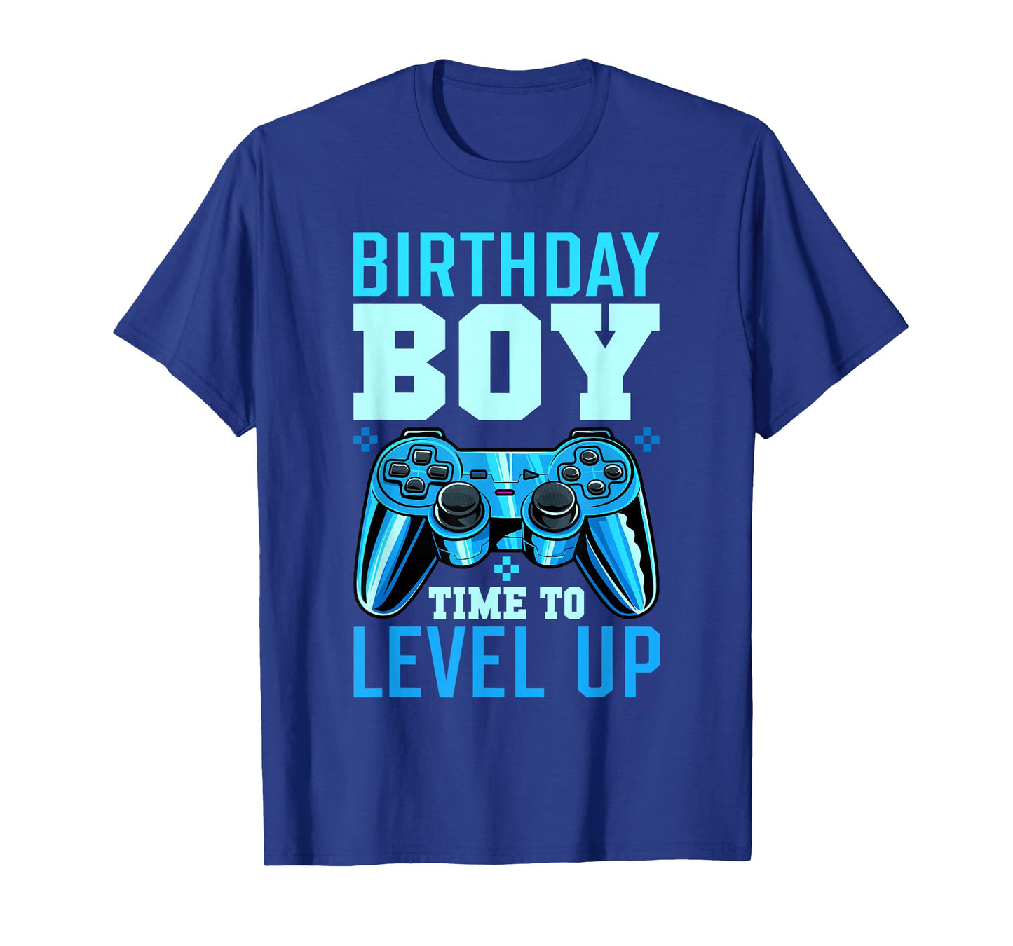 Level Up Birthday Boy Matching Gamer Party T-Shirt - Classic Fit, Black