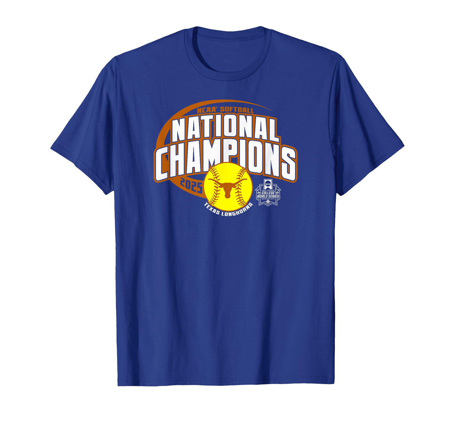 Texas Longhorns Softball National Champs 2025 WCWS Swoop T-Shirt