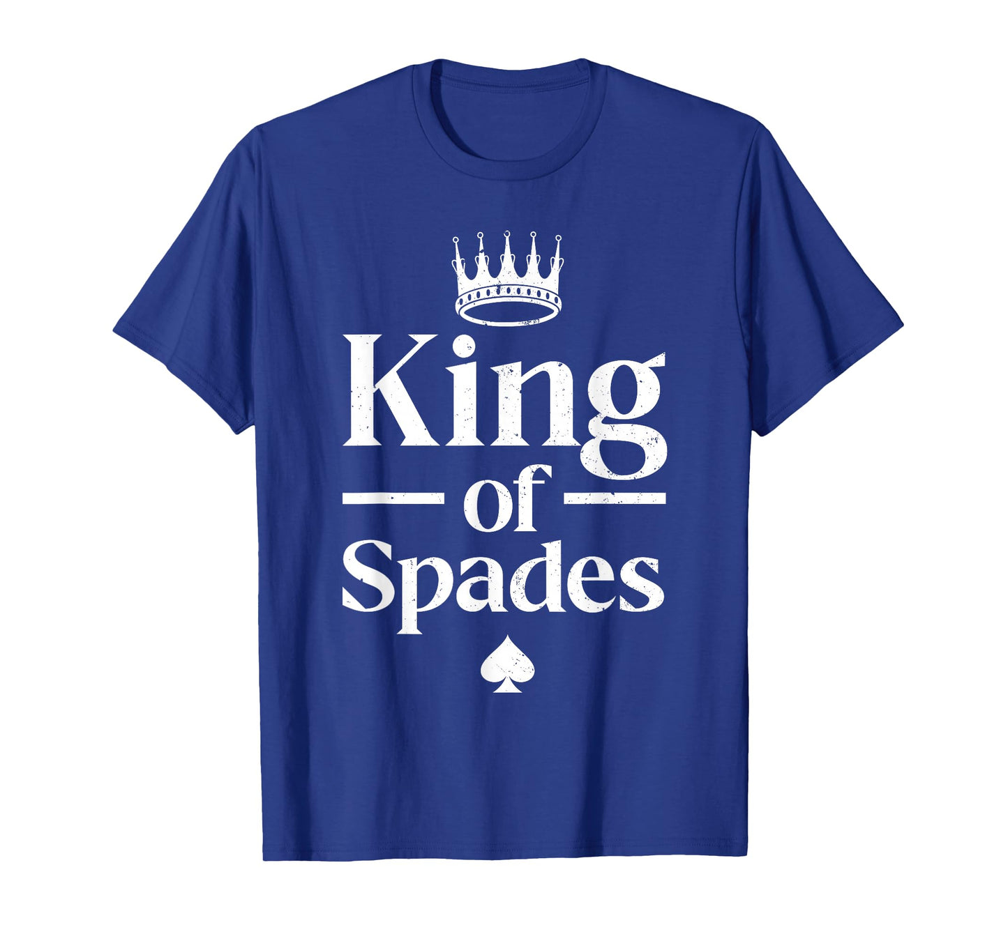 Cool King of Spades Art for Men Dad Card Game Spades Player T-Shirt