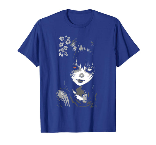 Horror Anime Manga Tee I Gothic Outfit I Japanese Chibi Girl T-Shirt