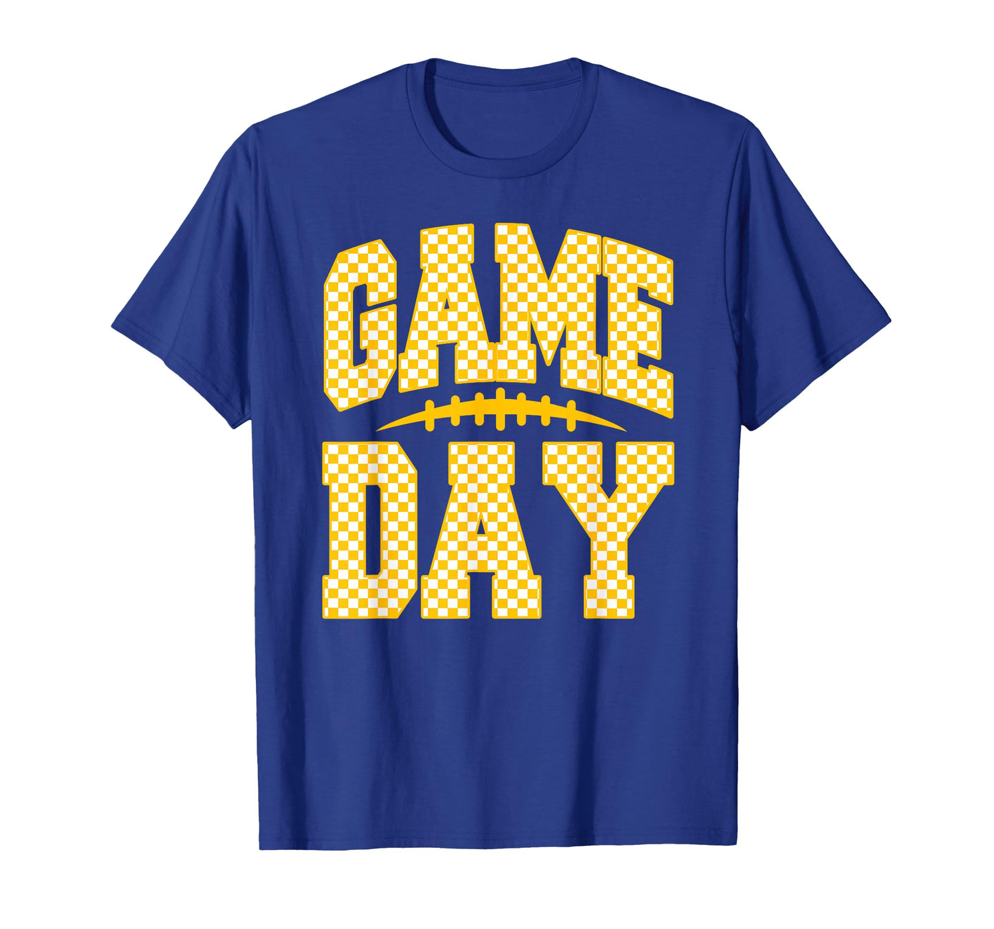 Game Day Football Season Football Mama Girl Red Gold Vibes T-Shirt