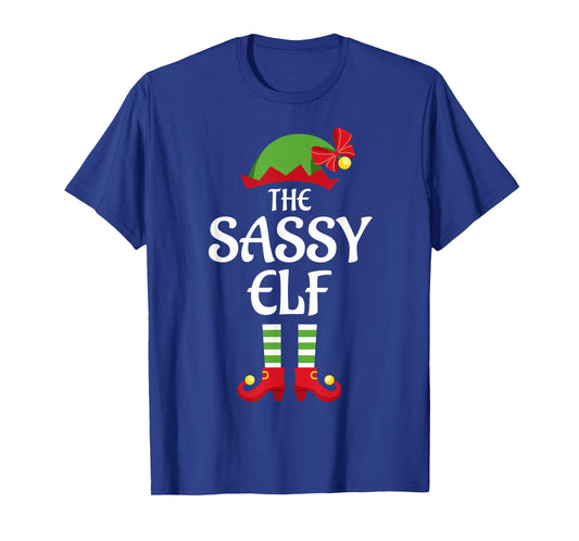 Sassy Elf Family Matching Group Christmas T-Shirt