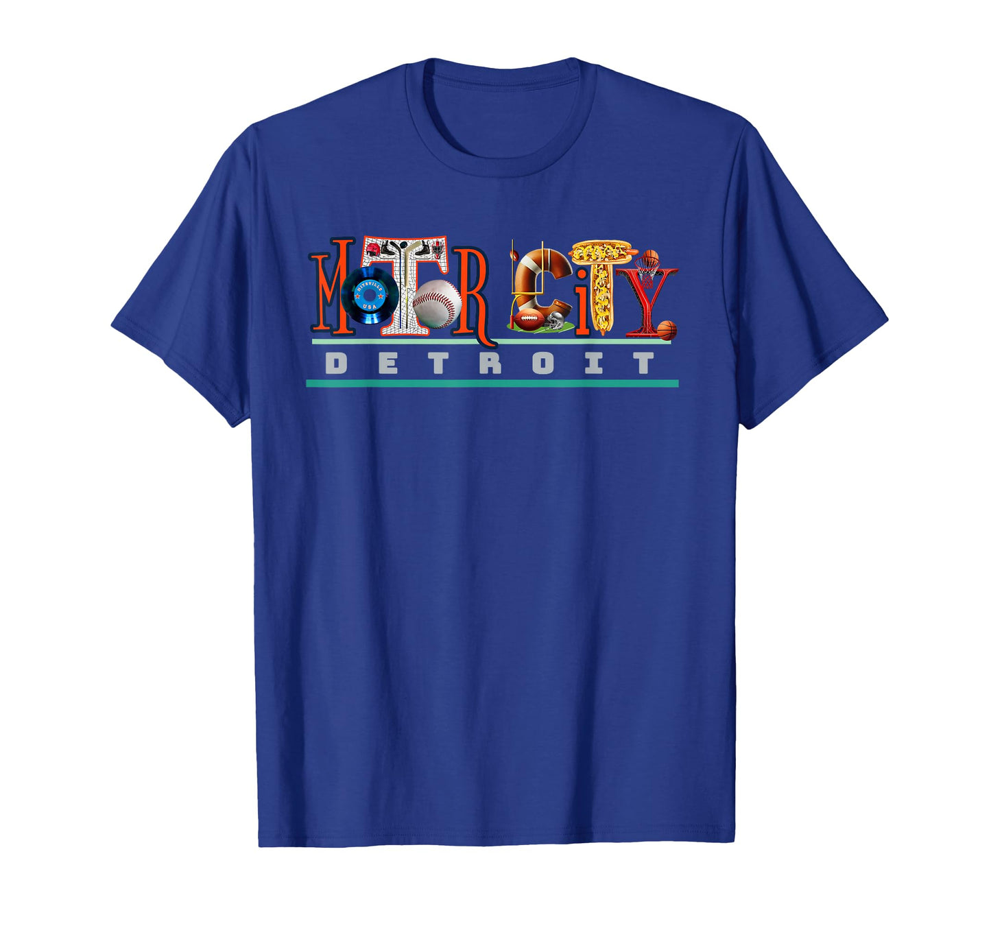 The Motor City Love A Detroit Team Fan T-Shirt