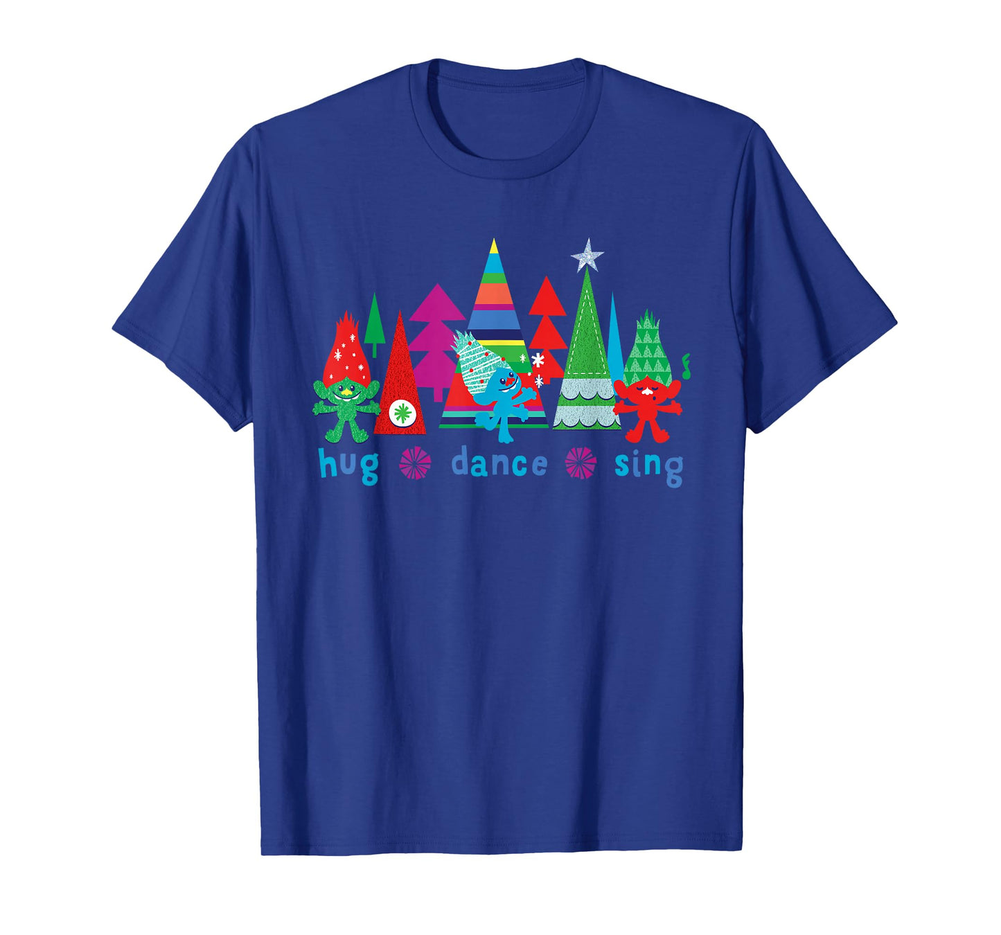 DreamWorks' Trolls Hug Dance Sing Holiday T-Shirt