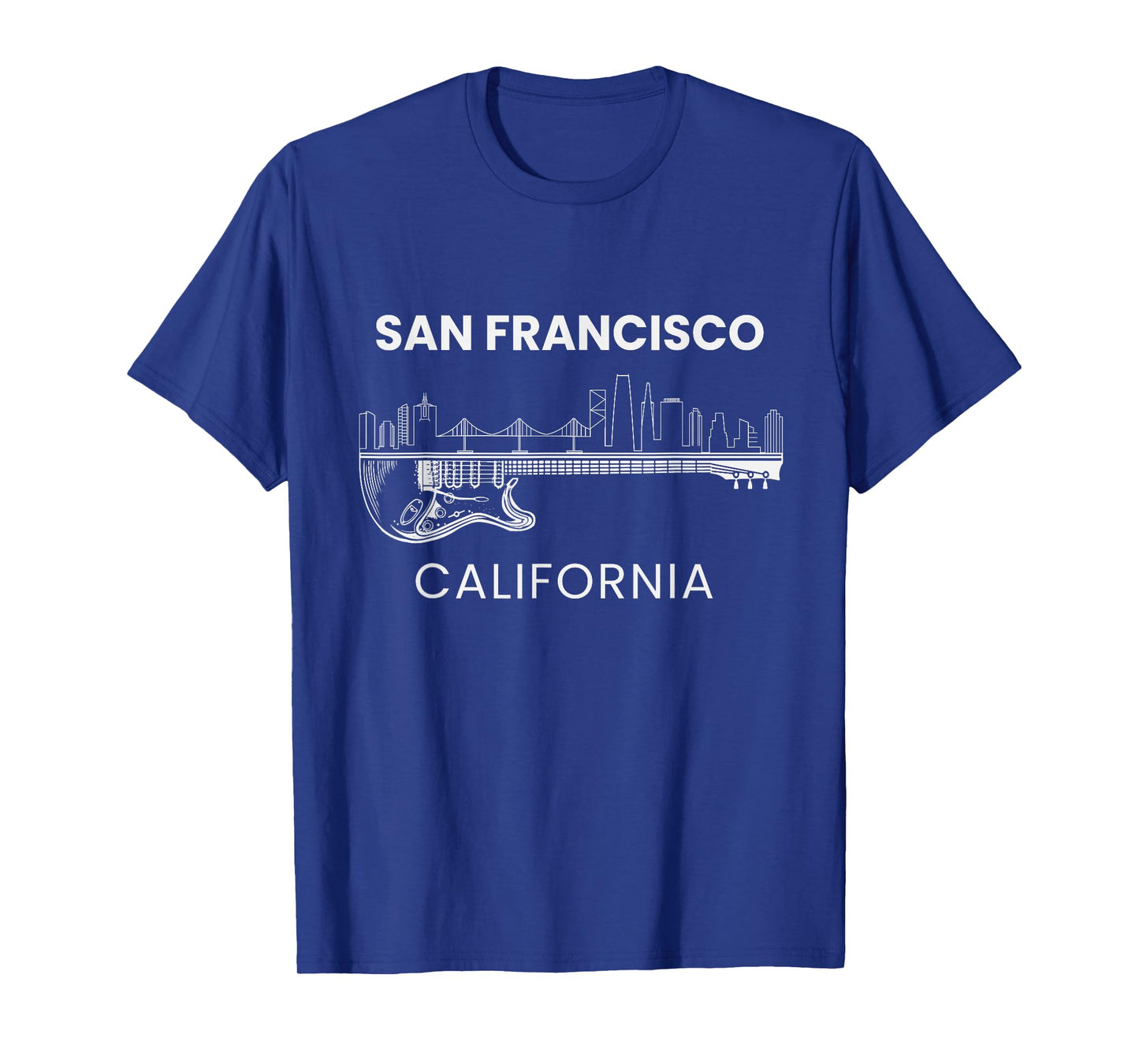 San Francisco California Souvenir Men Women Music California T-Shirt
