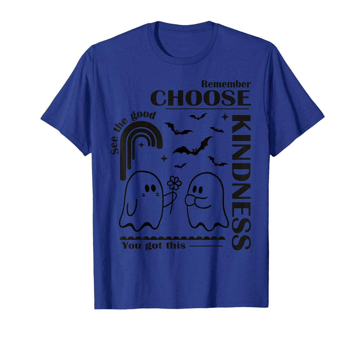 Unity Day Orange Halloween Boo Ghost Choose Kindness Kids T-Shirt