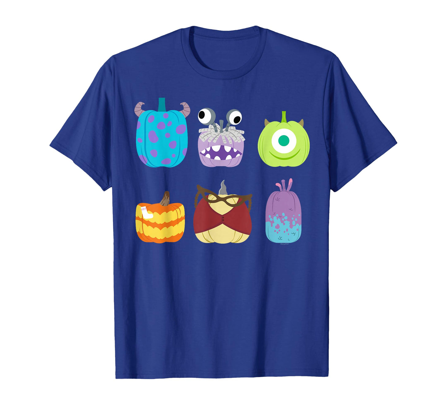 Disney and Pixar's Monsters, Inc. Halloween Pumpkin Grid T-Shirt