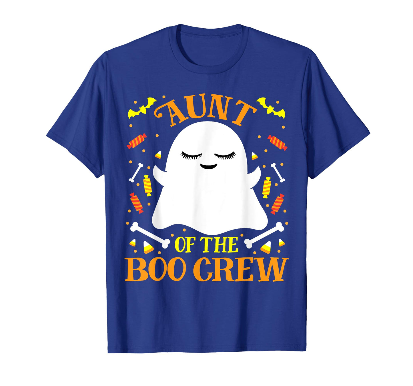 Aunt Boo Crew Ghost Matching Family Set Auntie Halloween T-Shirt