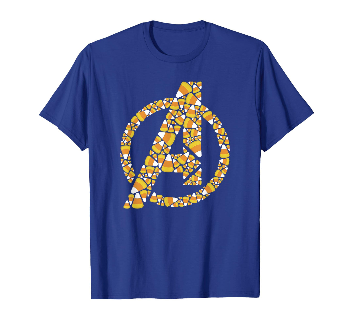 Marvel Halloween Avengers Logo Candy Corn Fill T-Shirt
