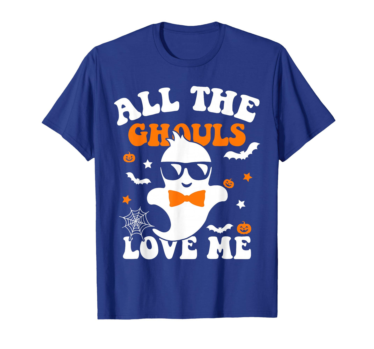 Halloween All The Ghouls Love Me Ghost Kids Boys Halloween T-Shirt