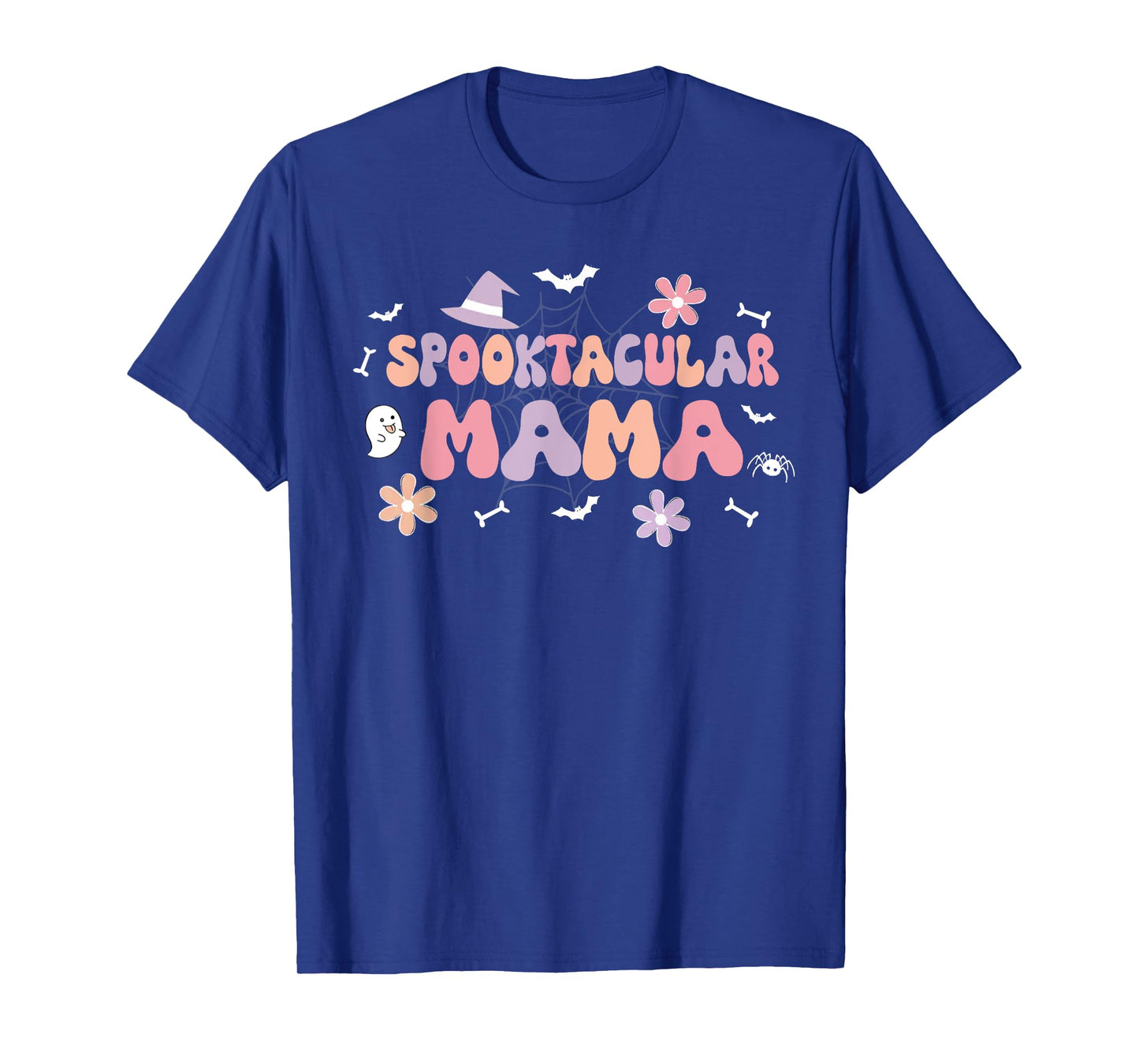 Spooktacular Mama Birthday Girl Cute Ghost Halloween T-Shirt