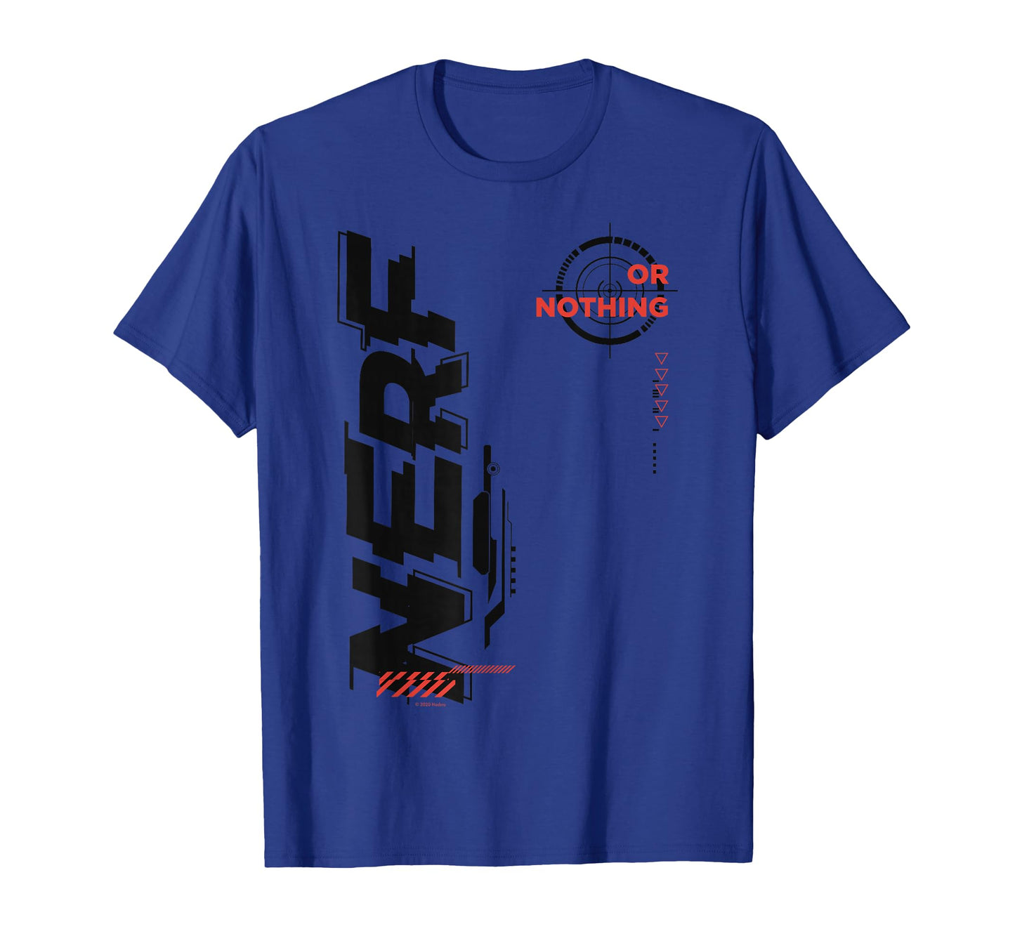 Nerf It's Nerf Or Nothing Target Bullseye Side Graphic T-Shirt
