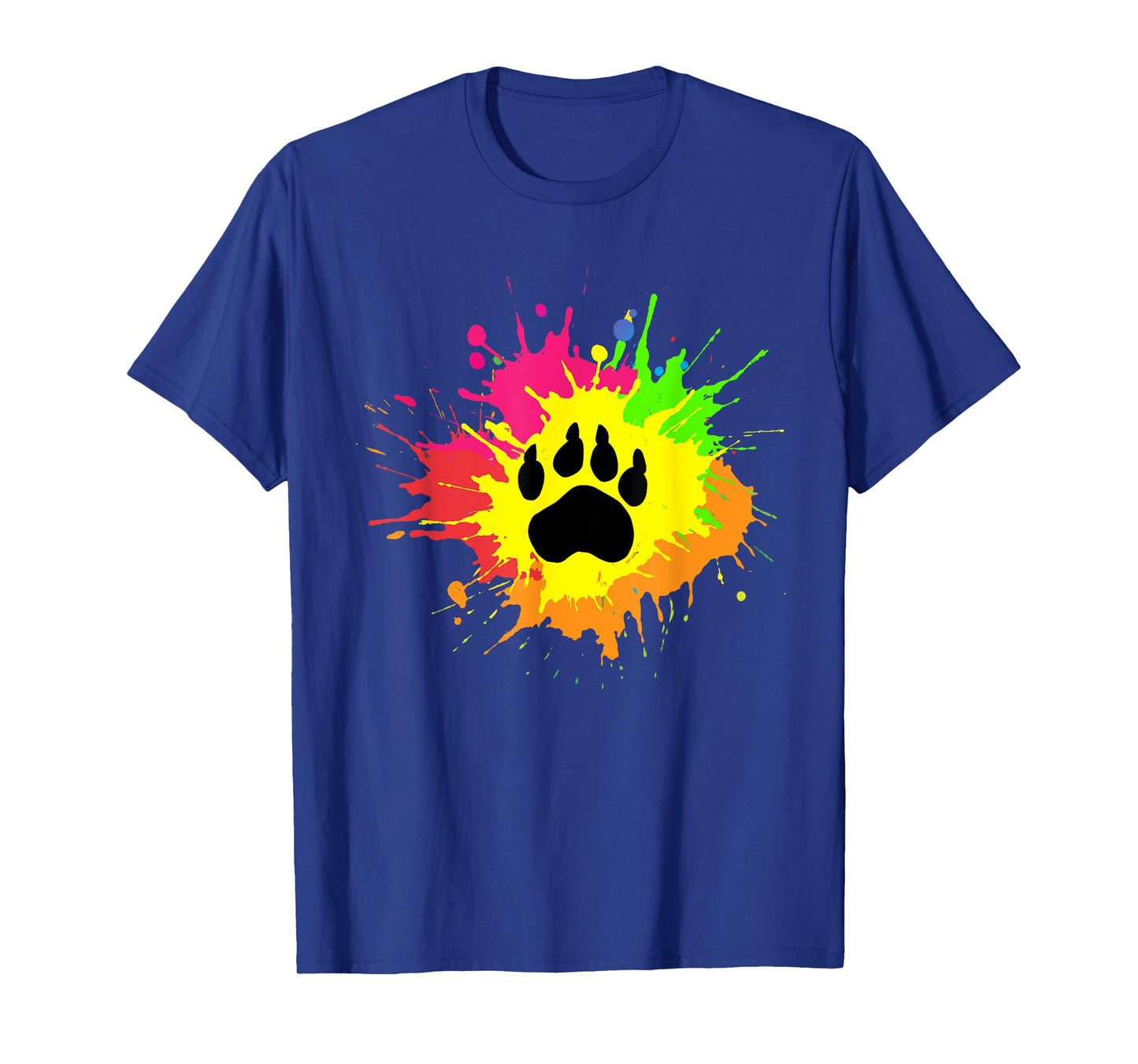 Furry Shirt Rainbow Bear Fursona Wolf Paw Print Gifts T-Shirt