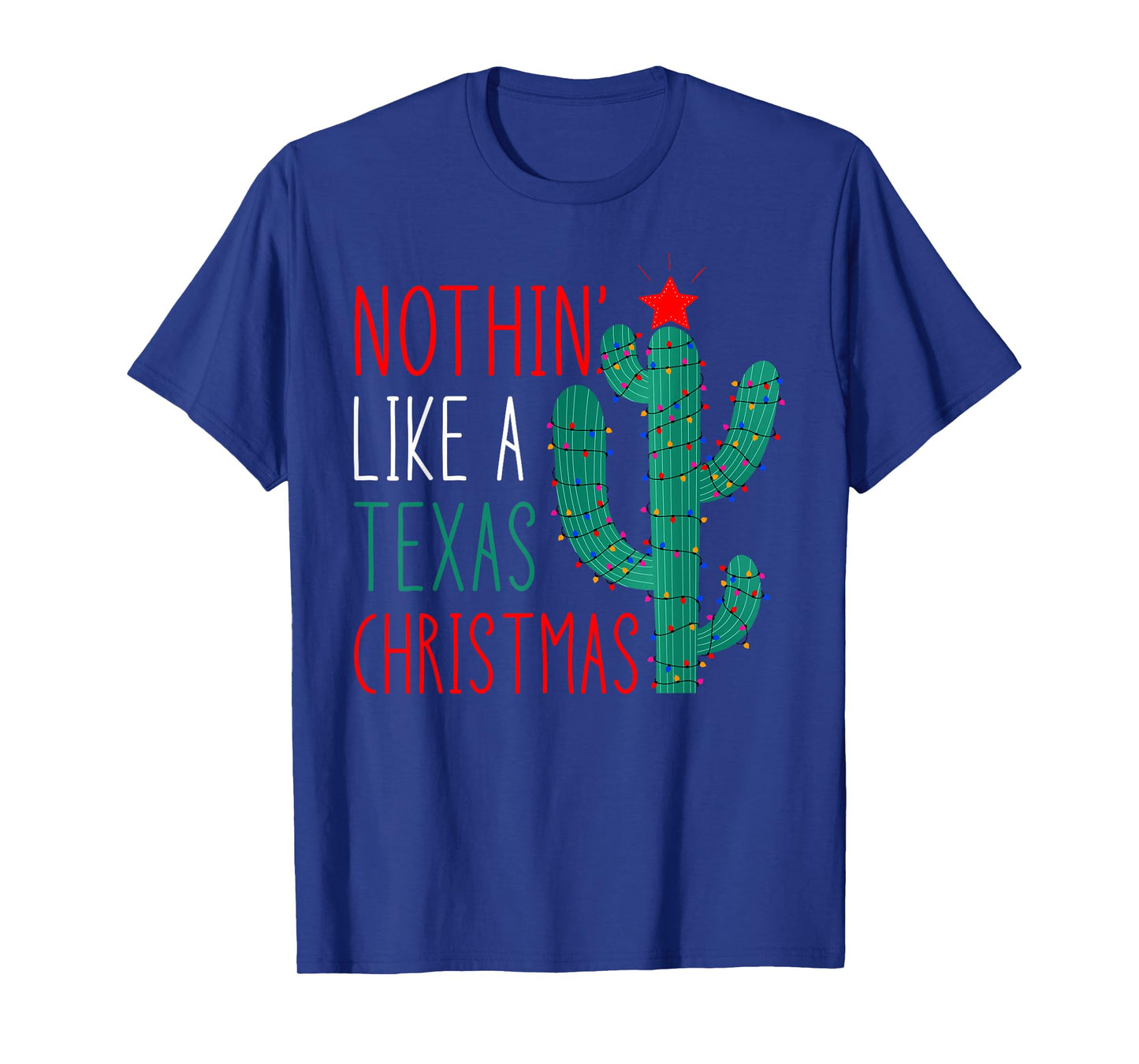 Cute Texas Christmas 2021 Family Matching Adult Unisex Black Crew Neck Short Sleeve T-Shirt