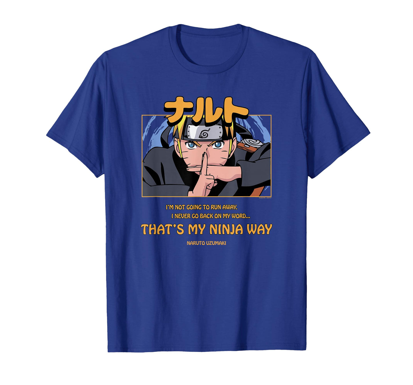 Naruto Shippuden Closed Caption Ninja Way Anime T-Shirt