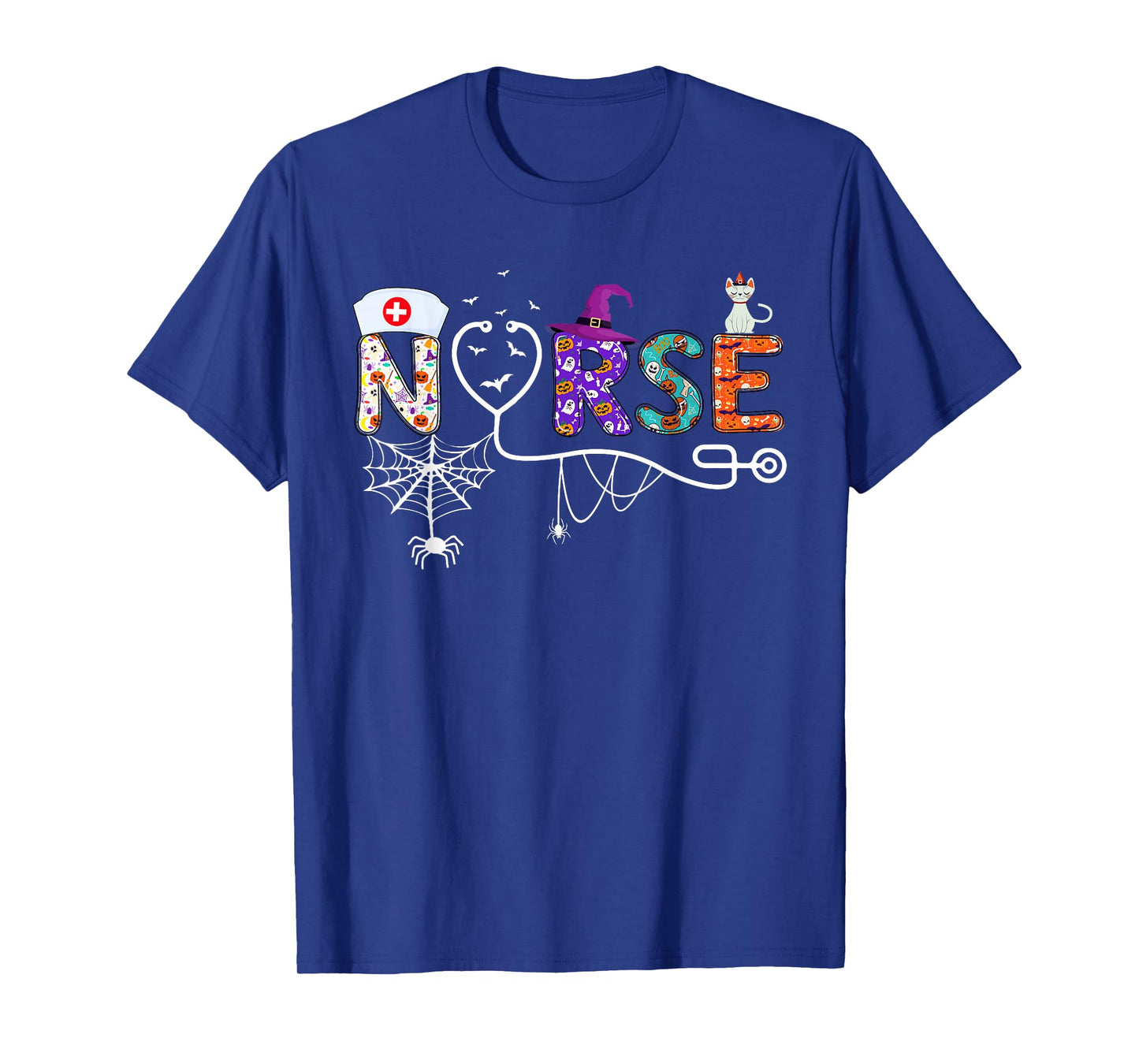Nurse Halloween Costume Nursing Scrub Top Men Women T-Shirt
