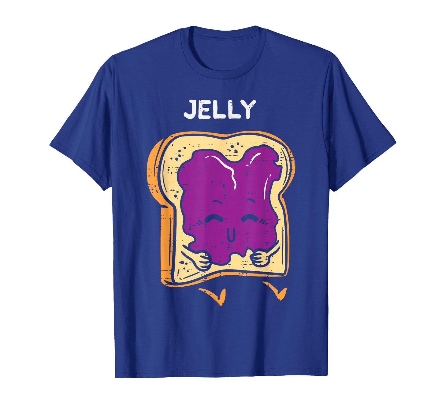 Jelly Toast Cute Matching Halloween Couples Him And Her T-Shirt