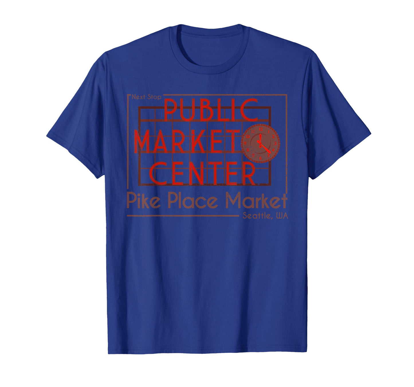 Public Market Center Seattle T-Shirt Next Stop Vintage Gift T-Shirt