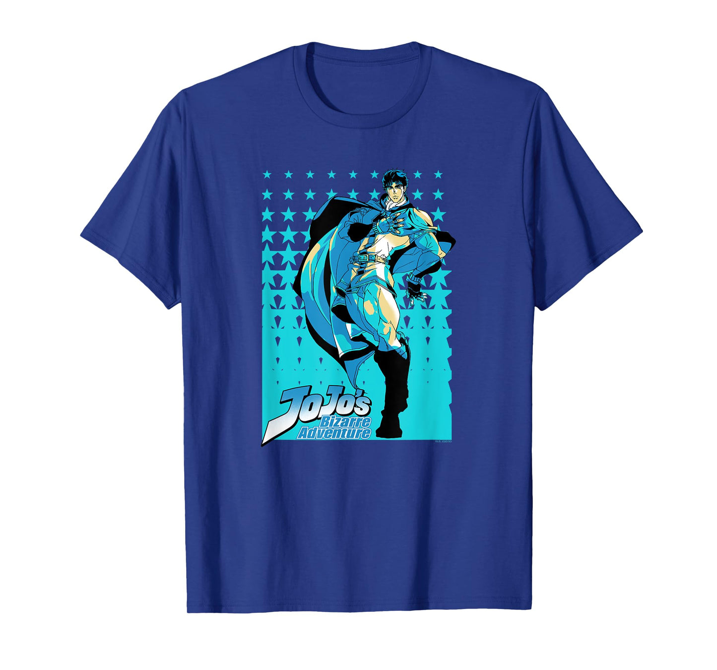 JoJo Part 1 Phantom Blood Jonathan Joestar Star Pattern T-Shirt