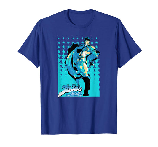 JoJo Part 1 Phantom Blood Jonathan Joestar Star Pattern T-Shirt