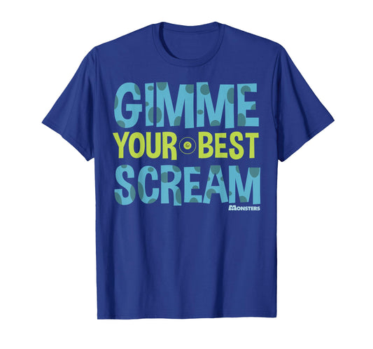 Disney Pixar Monsters Inc. Your Best Scream Graphic T-Shirt T-Shirt