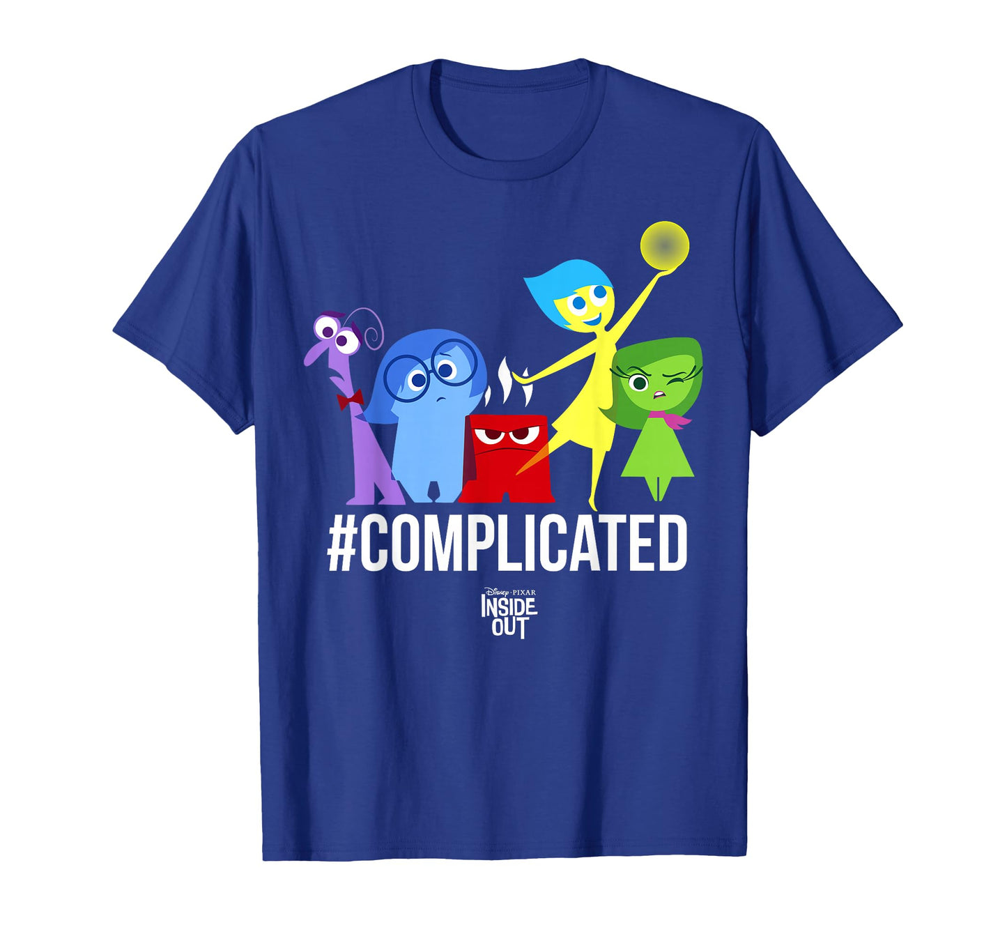 Disney Pixar Inside Out Complicated Emotions Group Shot T-Shirt