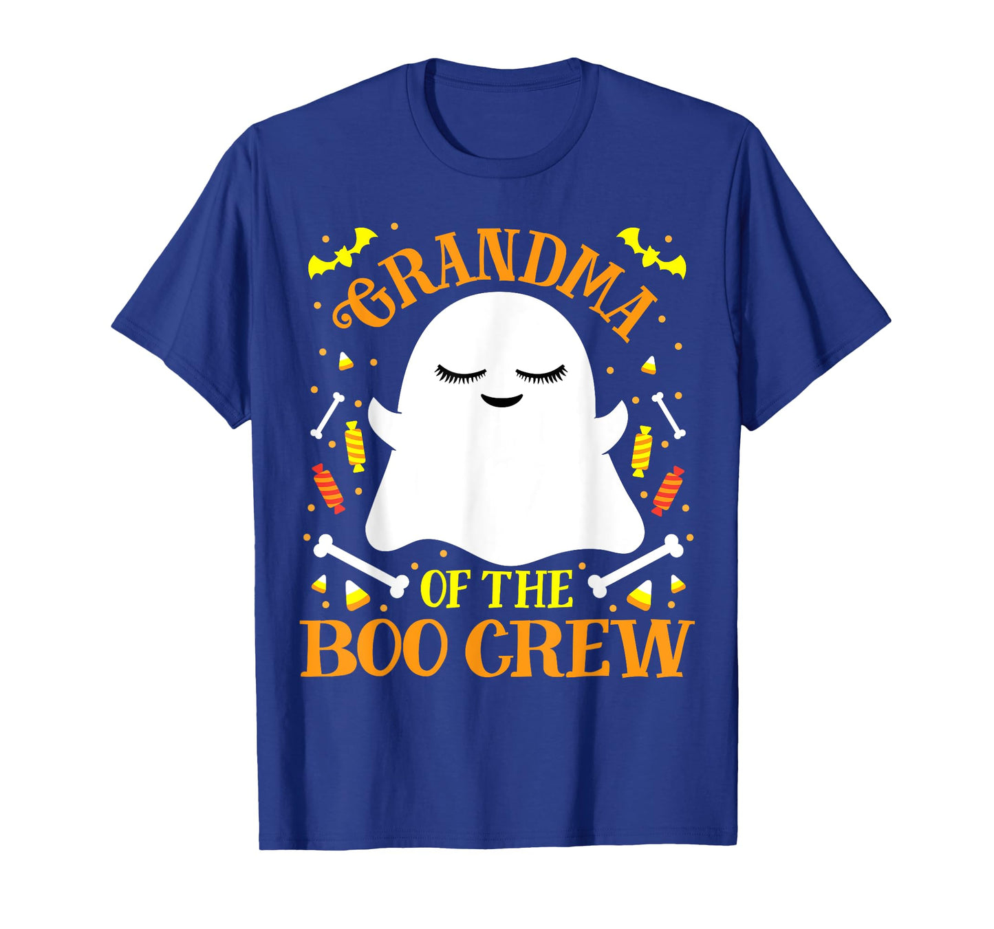 Grandma Boo Crew Ghost Matching Family Set Women's Halloween T-Shirt
