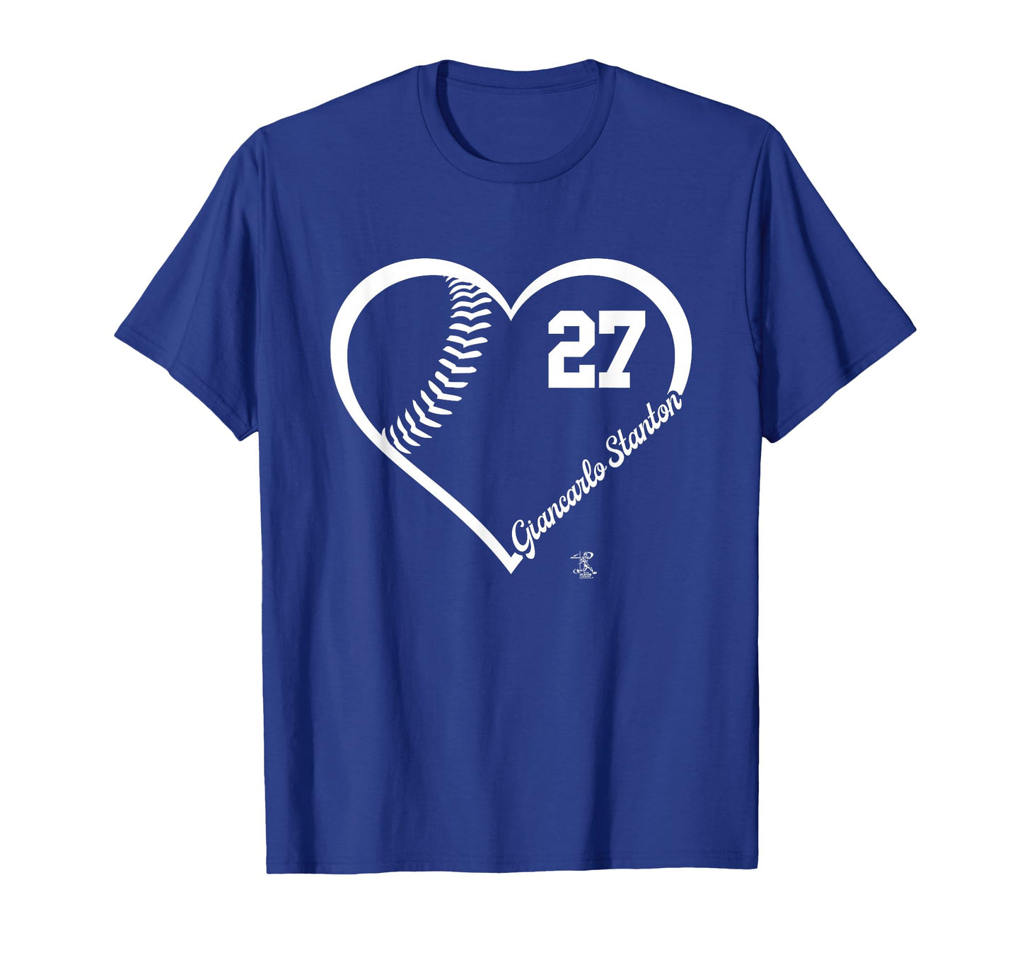 Giancarlo Stanton Player Heart Number New York MLBPA T-Shirt