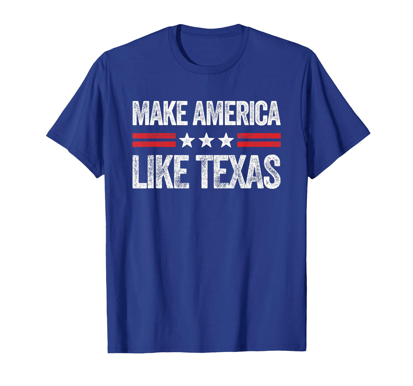 Vintage Style USA Make America Like Texas Funny USA Patriotic Party T-Shirt, Small, Black