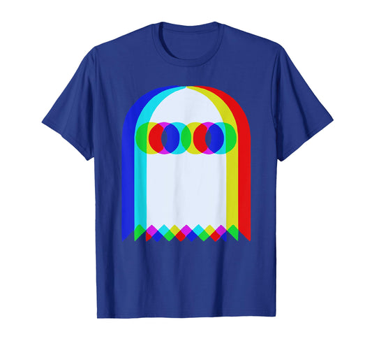 Ghost Trippy Vaporwave Halloween Techno Rave EDM DJ Music T-Shirt