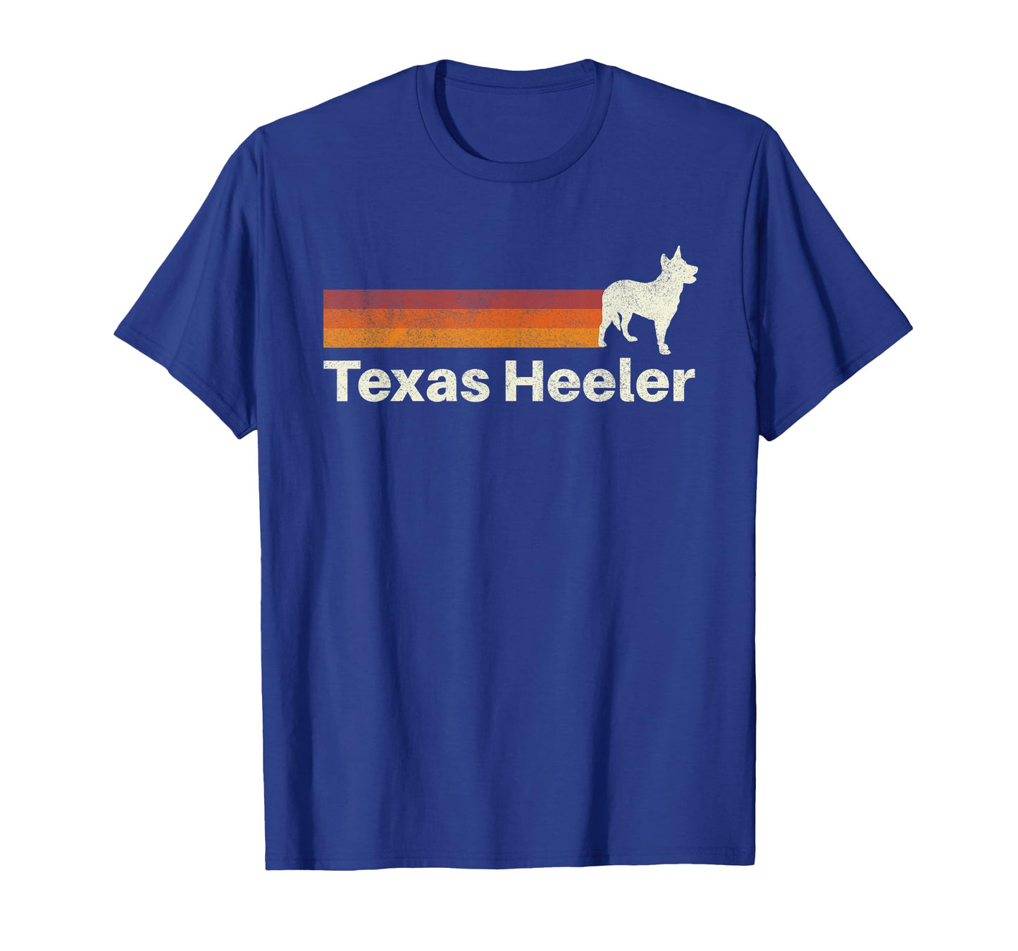 Vintage Texas Heeler Retro Mom Dad Dog T-Shirt