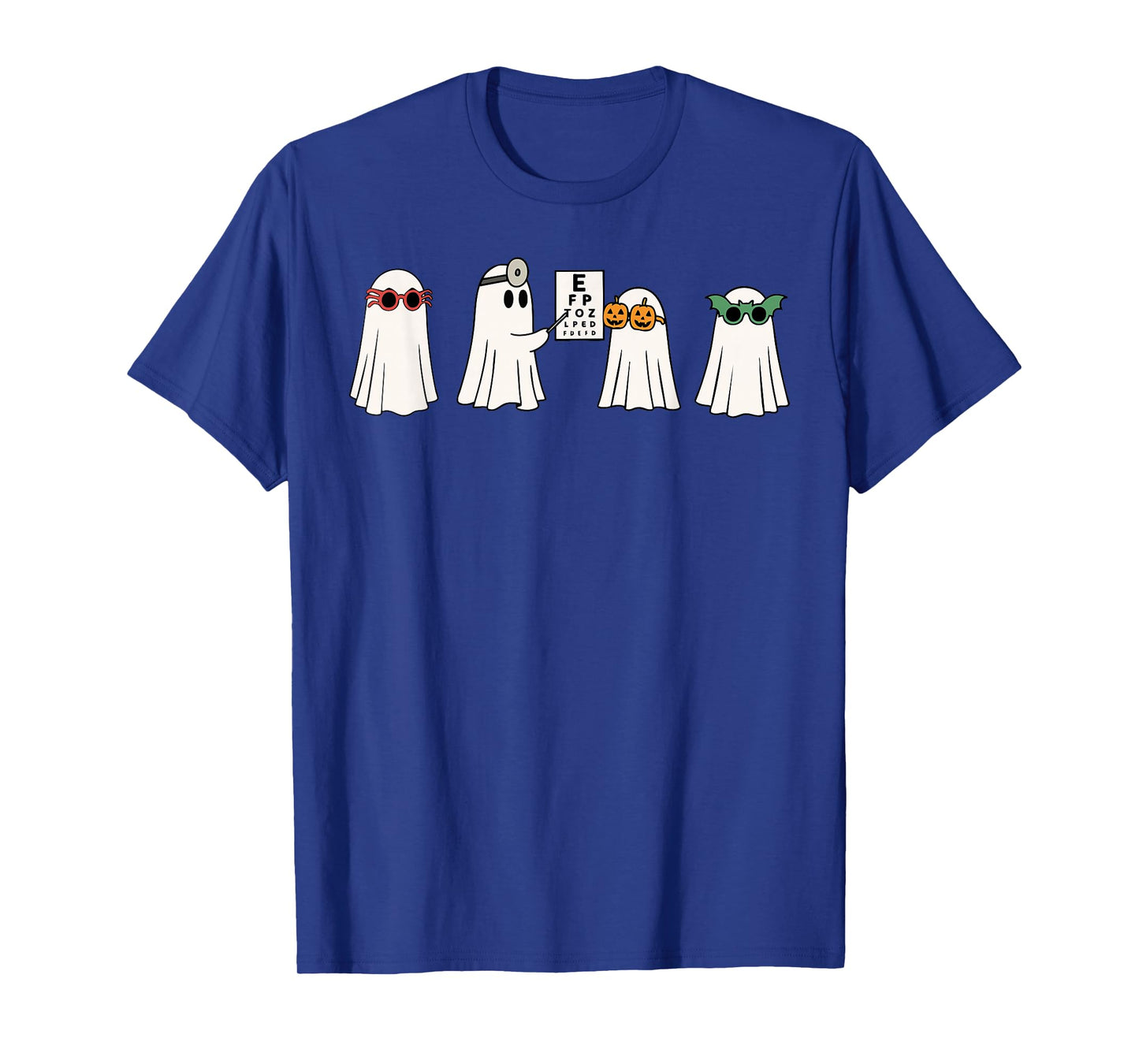 Optometrist Ghost Boo Vision Center Halloween Optician T-Shirt