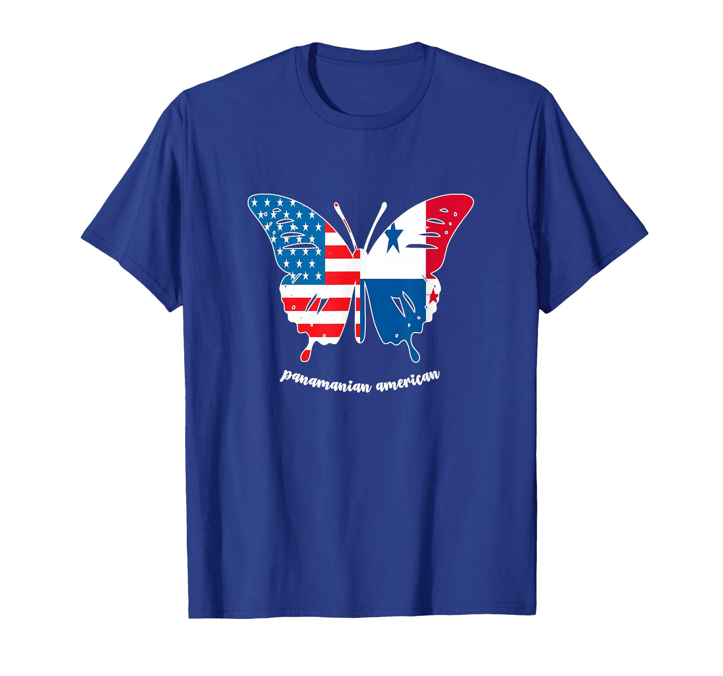 Half American And Panamanian Panama Usa Flag Girl Women Cute T-Shirt