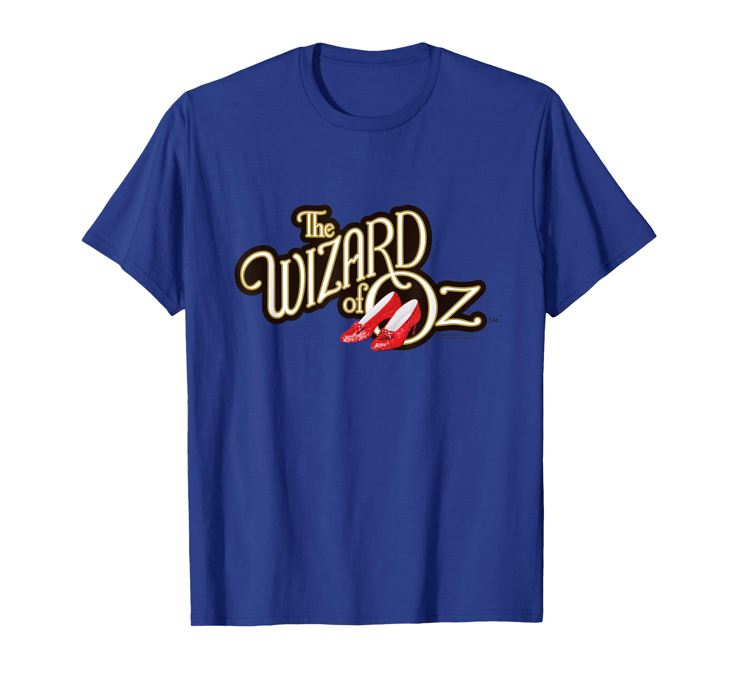 Wizard of Oz Logo with Ruby Slippers Vintage Classic Movie T-Shirt