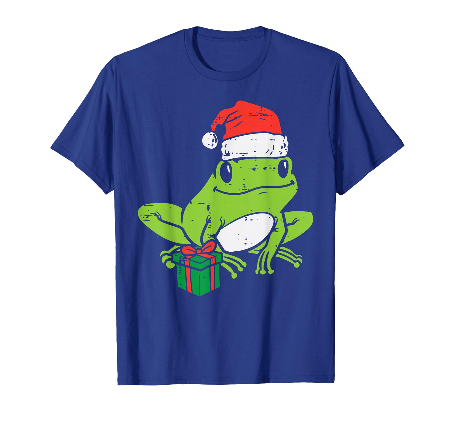 Frog Santa Funny Animal Christmas Xmas Kids Men Women Kids T-Shirt