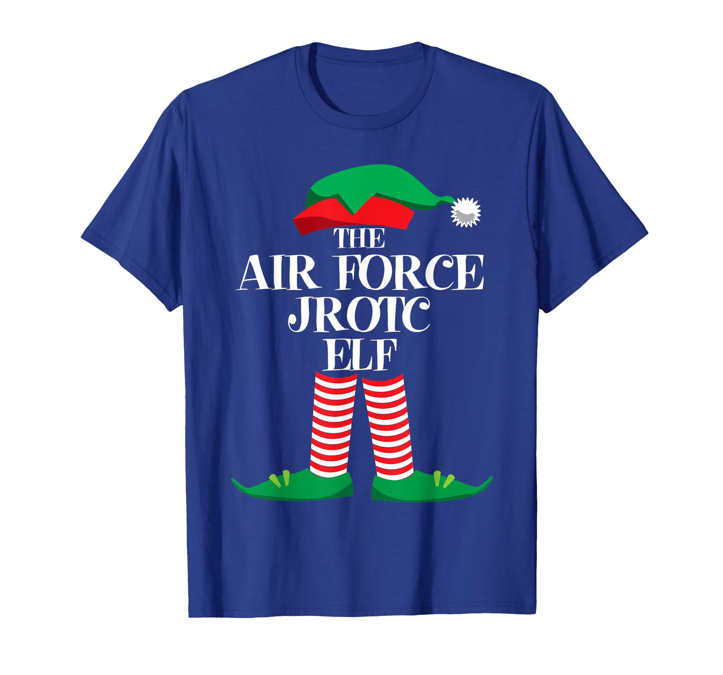 Air Force JROTC Elf Matching Group Family Christmas Pajama T-Shirt