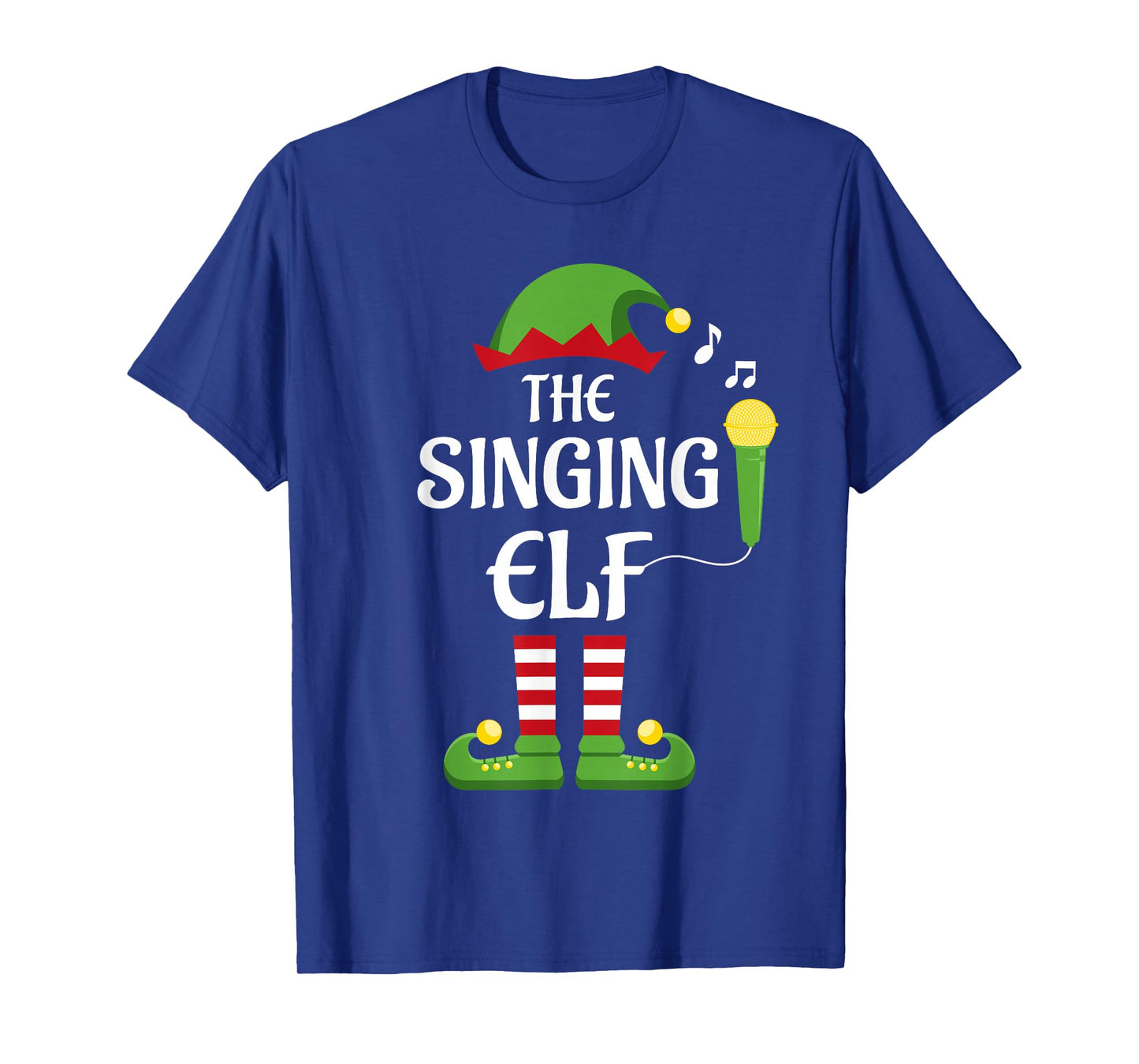 Singing Elf Family Matching Group Christmas Singer T-Shirt