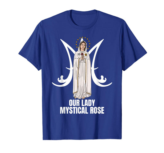 Our Lady Mystical Rose Marian Catholic T-Shirt