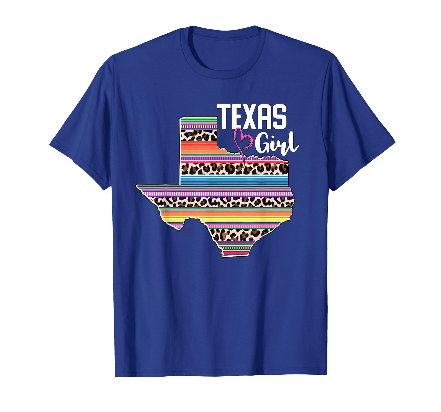 Retro Texas Girl Sunflower Leopard Rustic Black State Pride T-Shirt