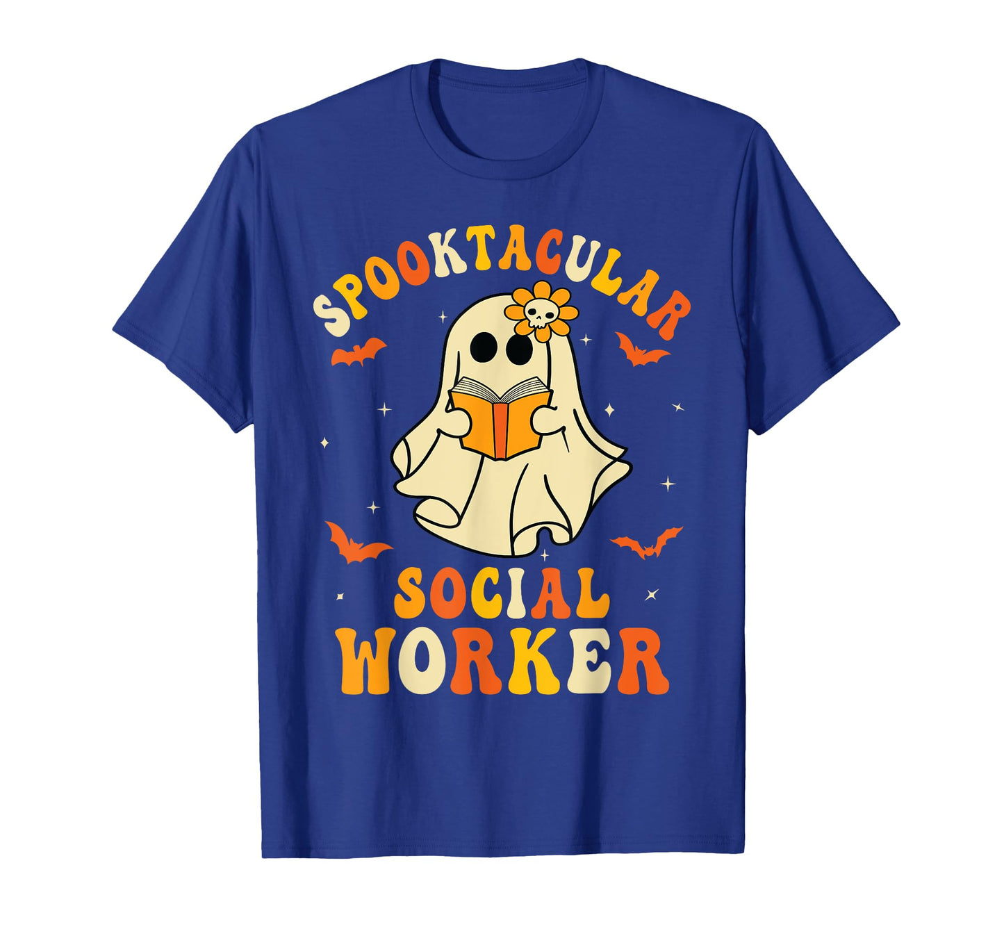 Spooktacular School Social Worker Halloween Ghost Spooky T-Shirt