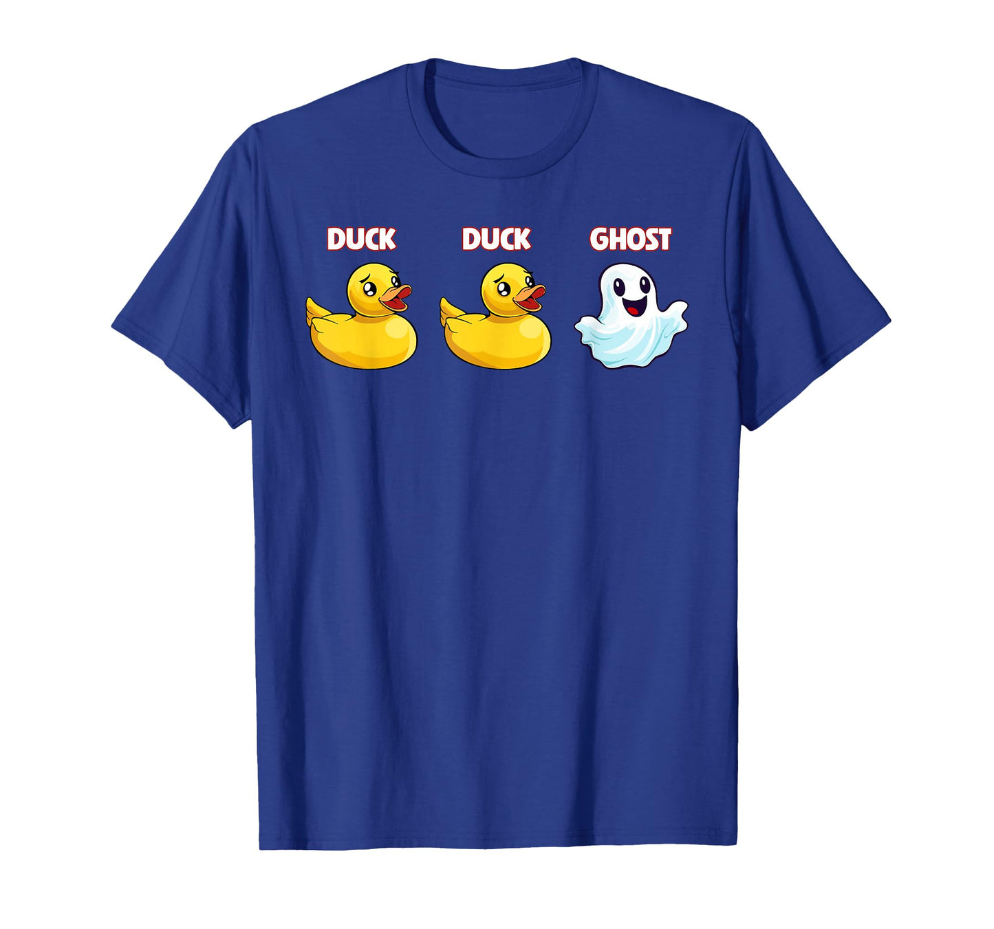 Duck Ghost Pun Meme Men Women Funny Halloween T-Shirt