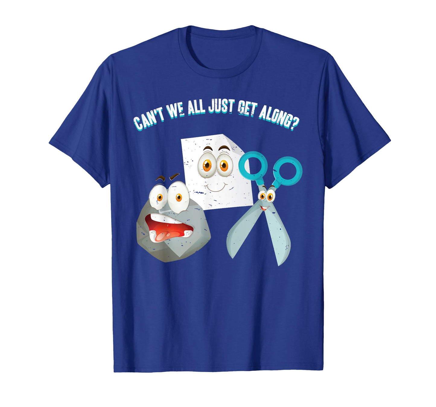 Can't We All Just Get Along? Rock Paper Scissors T-Shirt