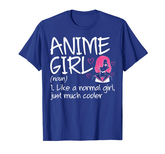 Anime Girl Definition Anime Lovers Merch T-Shirt Small